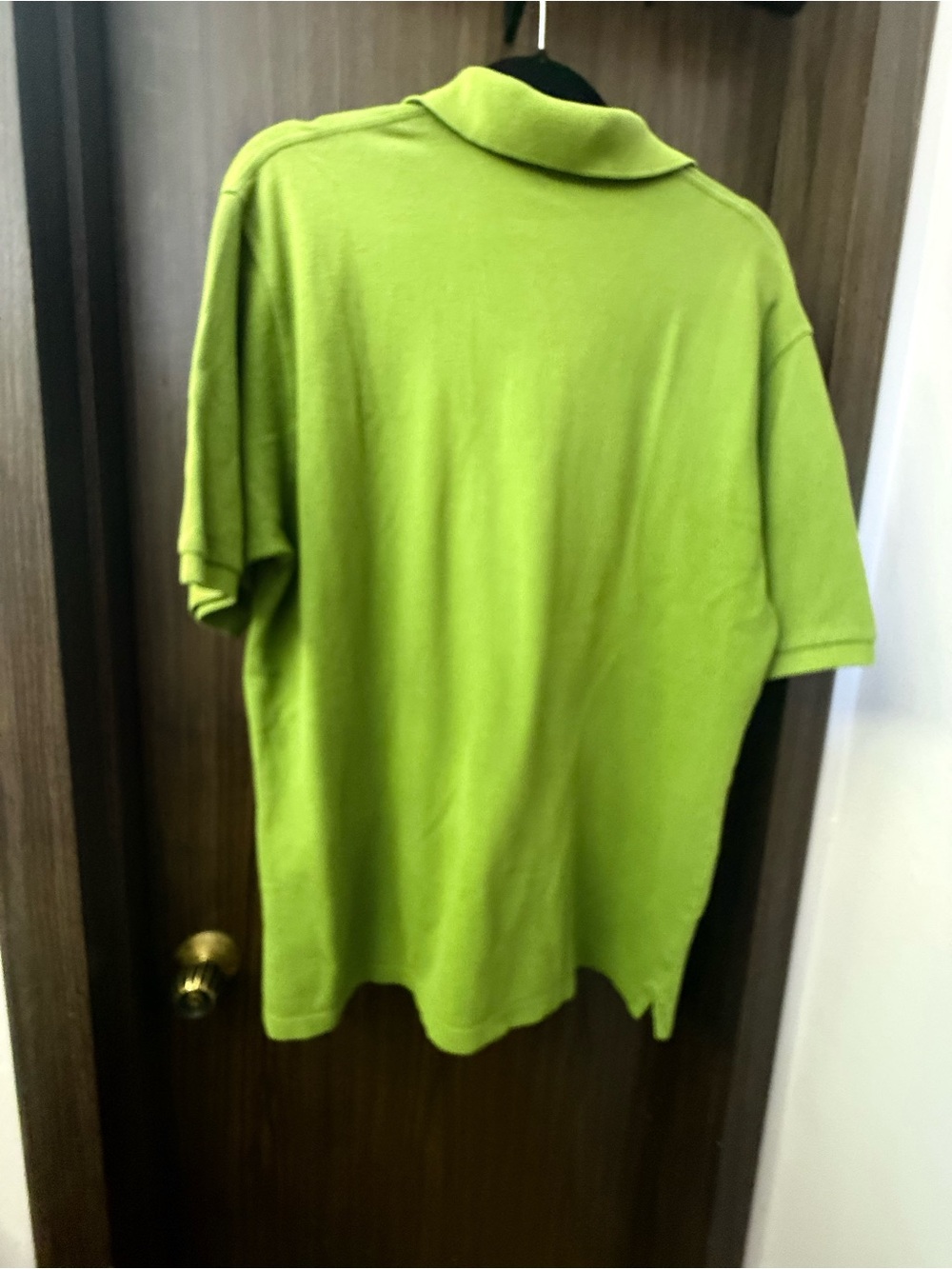 Burberry Neon Green Short Sleeve Polo